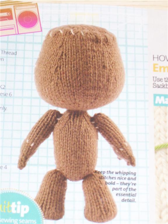 Sack boy knitting pattern - Little Big Planet Guide